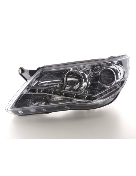 Faro Daylight LED DRL look VW Tiguan 07-11 cromato