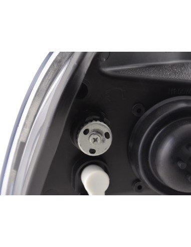 Faro diurno Luci di marcia diurna a LED VW Polo 9N3 05-09 nero