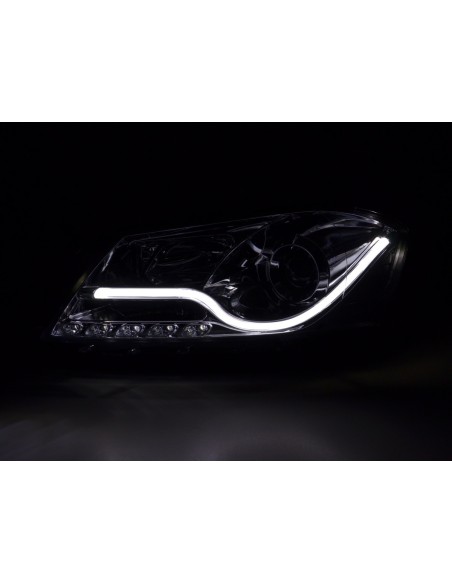 Faro Daylight LED DRL look VW Passat B7 3C 10- cromato