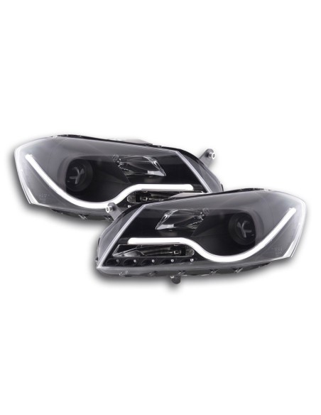 Faro Daylight LED DRL look VW Passat B7 3C 10- nero