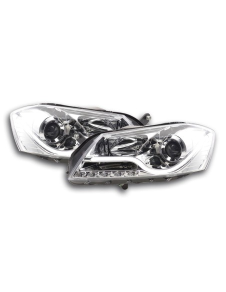 Faro Daylight LED DRL look VW Passat B7 3C 10- cromato
