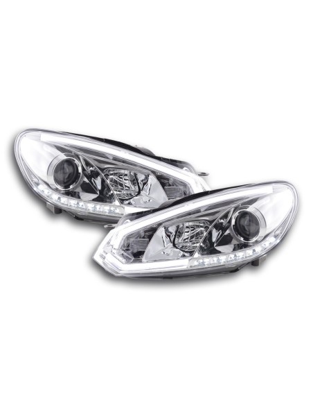Fari Daylight Luci di marcia diurna a LED VW Golf 6 08-12 cromate