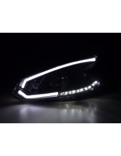 Faro diurno Luci di marcia diurna a LED VW Golf 6 08-12 nero 2