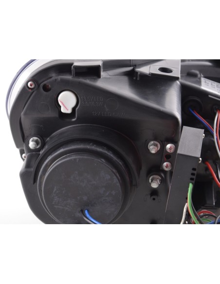 Faro diurno Luci di marcia diurna a LED VW Golf 6 08-12 nero