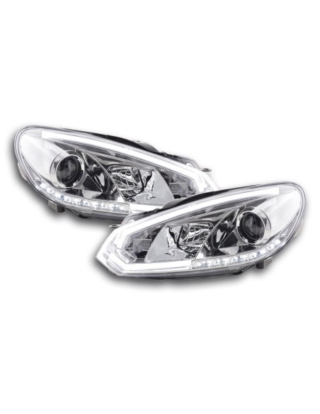 Fari Daylight Luci di marcia diurna a LED VW Golf 6 08-12 cromate