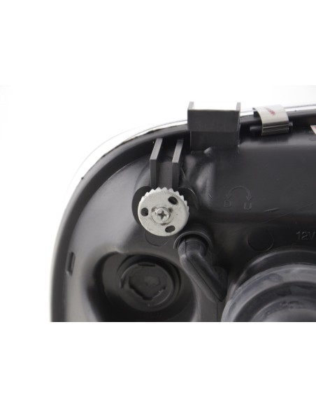 Faro Daylight LED DRL look VW Golf 3 tipo 1HXO 1EXO 91-97 cromato