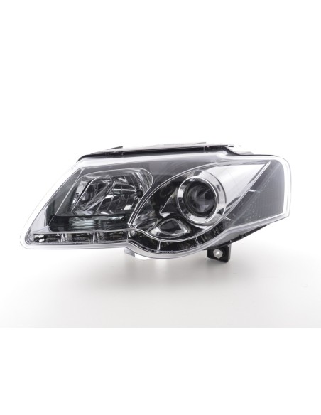 Faro Daylight LED DRL look VW Passat tipo 3C 05- cromato per guida a destra