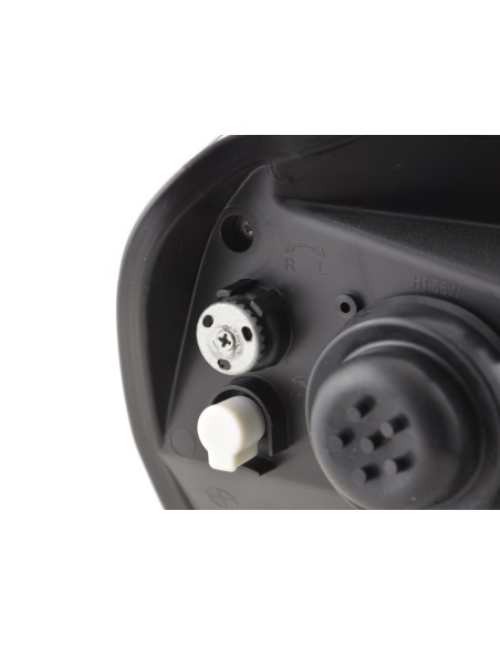 Faro Daylight LED DRL look VW Polo tipo 9N3 05-09 cromato per guida a destra