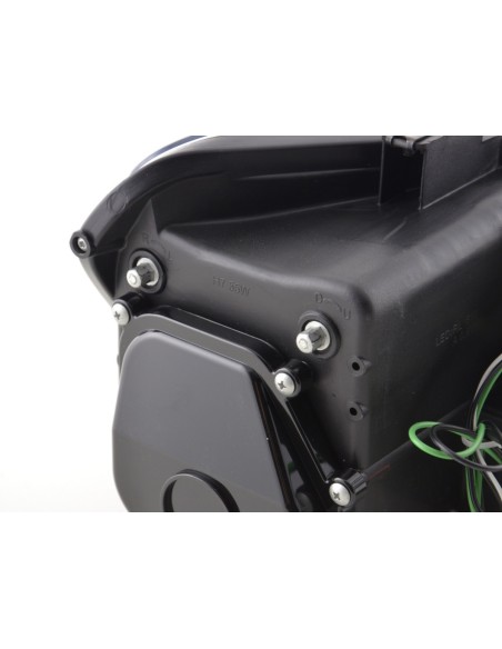 Faro Daylight LED DRL look VW Polo tipo 6R 2010- cromato per guida a destra