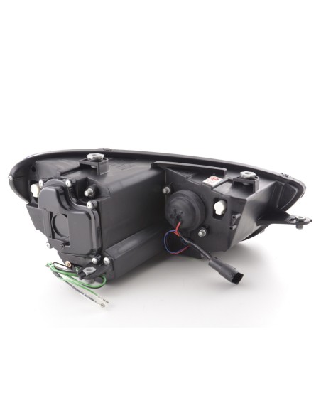 Faro Daylight LED DRL look VW Scirocco 3 Tipo 13 08- nero per guida a destra