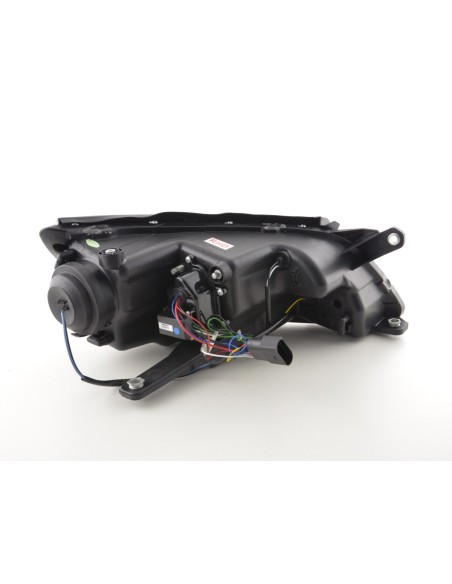 Faro Daylight LED DRL look VW Tiguan 07-11 nero per guida a destra