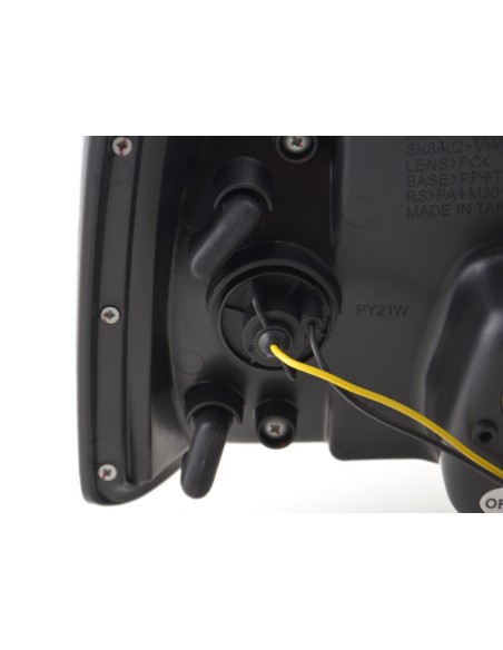Faro Daylight LED DRL look VW Bus tipo T4 90-96 cromato per guida a destra