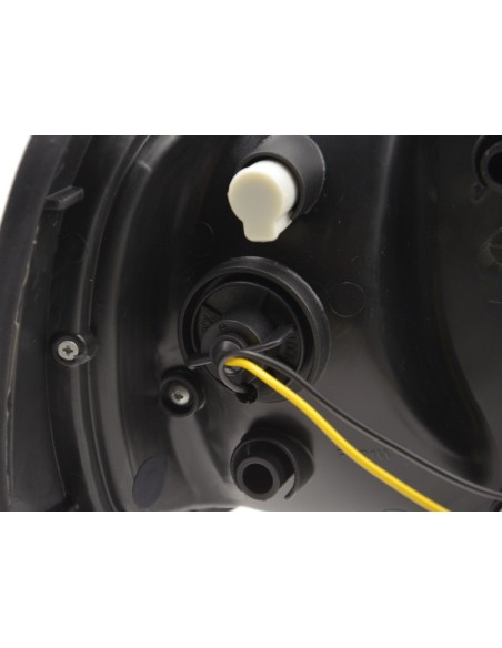 Faro Daylight LED DRL look VW bus tipo T4 96-03 cromato per guida a destra