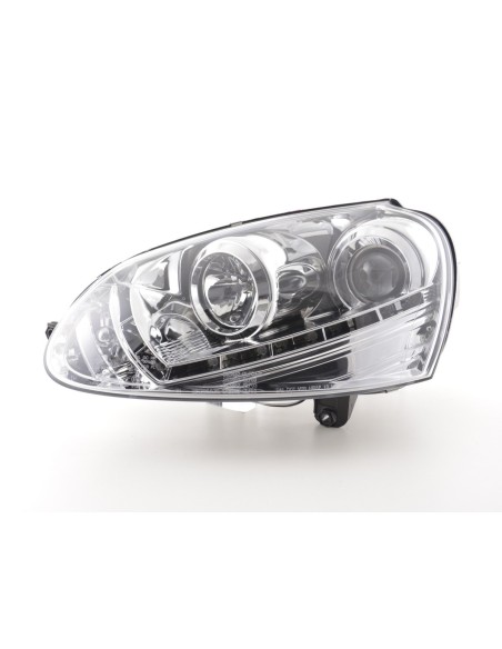 Faro Daylight Luce di marcia diurna a LED VW Golf 5 tipo 1K 03-08 cromato per guida a destra