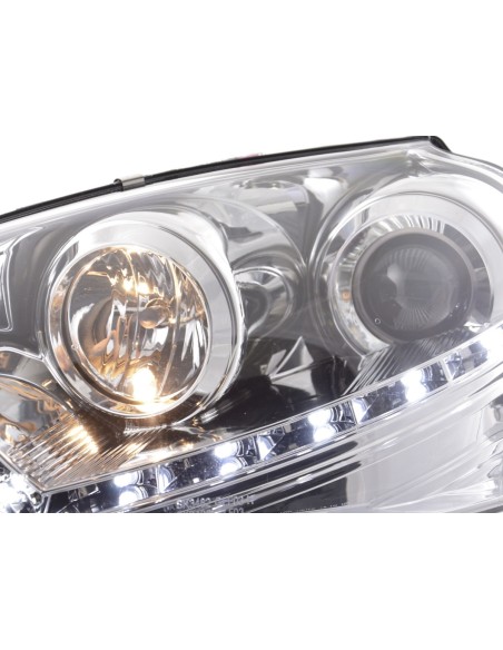 Faro Daylight Luce di marcia diurna a LED VW Golf 5 tipo 1K 03-08 cromato per guida a destra
