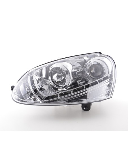 Faro Daylight Luce di marcia diurna a LED VW Golf 5 tipo 1K 03-08 cromato per guida a destra