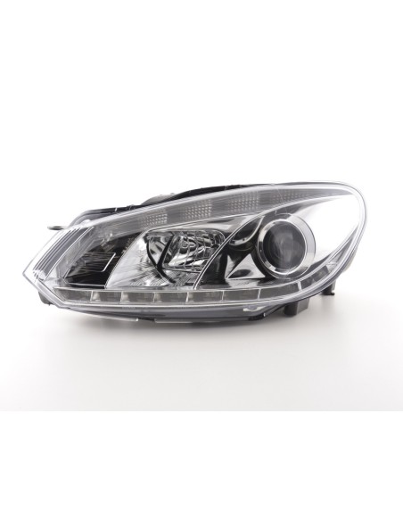 Faro diurno Luci di marcia diurna a LED VW Golf 6 tipo 1K 08- cromato per guida a destra