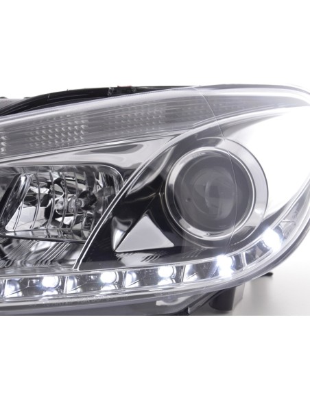 Faro diurno Luci di marcia diurna a LED VW Golf 6 tipo 1K 08- cromato per guida a destra