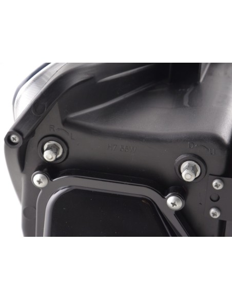 Faro diurno Luci di marcia diurna a LED VW Polo 6R 09- nero per veicoli con guida a destra