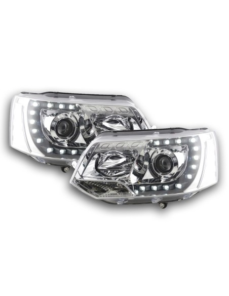Fari Daylight Luci di marcia diurna a LED VW Bus T5 dal 2009 cromate
