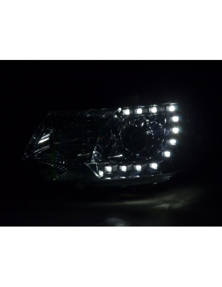 Fari Daylight Luci di marcia diurna a LED VW Bus T5 dal 2009 cromate