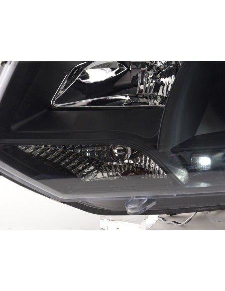 Set fari Daylight Luci di marcia diurna a LED VW Bus T5 dal 2009 nere
