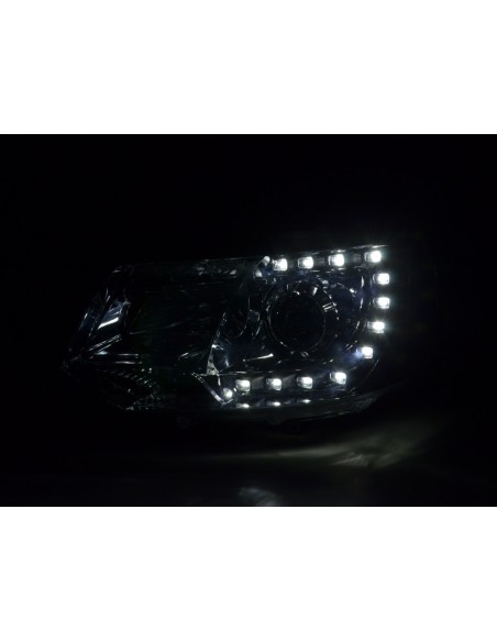 Fari Daylight Luci di marcia diurna a LED VW Bus T5 dal 2009 cromate