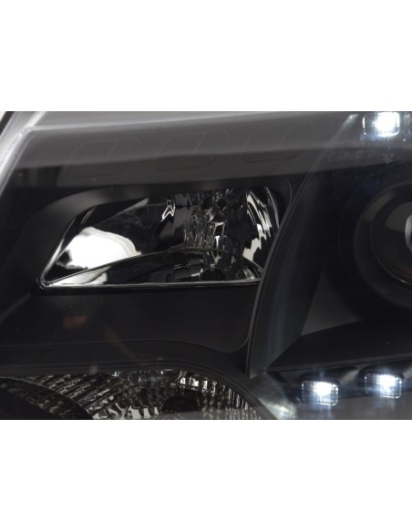 Set fari Daylight Luci di marcia diurna a LED VW Bus T5 dal 2009 nere