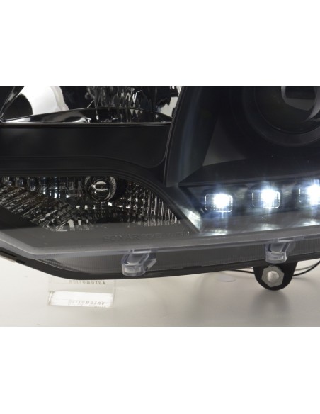 Set fari Daylight Luci di marcia diurna a LED VW Bus T5 dal 2009 nere