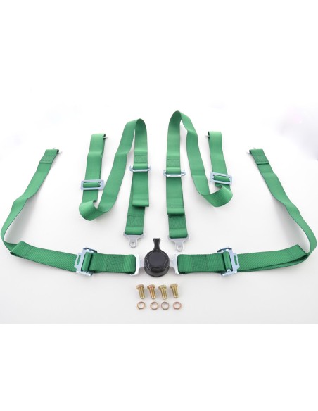 Cintura imbracatura imbracatura 4 punti imbracatura racing universale verde