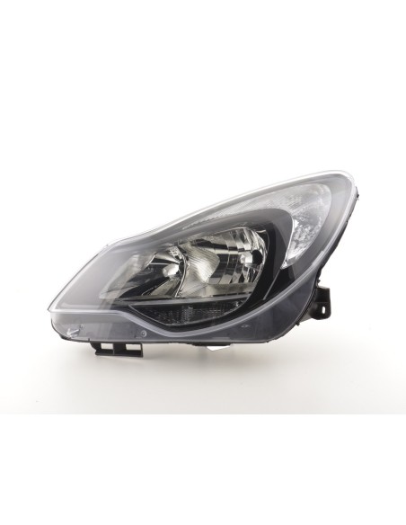 Ricambio faro sinistro Opel Corsa D dal 2011 nero