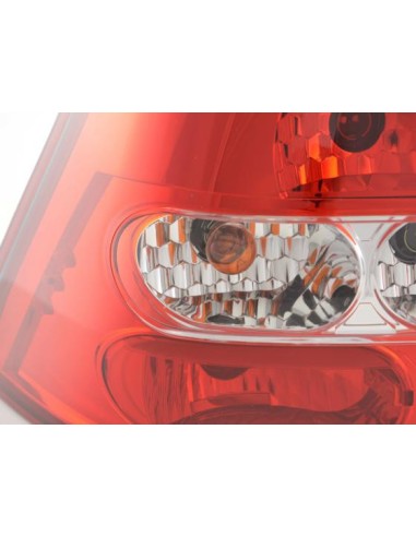 Fanali posteriori VW Golf 4 98-02, rosso / trasparente