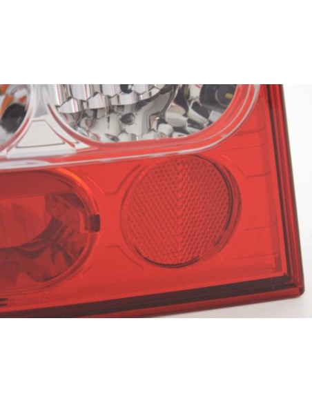 Fanali posteriori VW Golf 4 98-02, rosso / trasparente