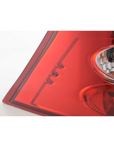 Fanali posteriori VW Golf 4 98-02, rosso / trasparente