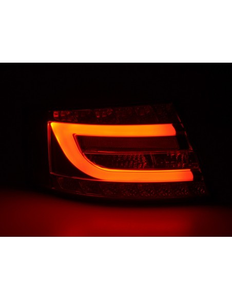 Fanali posteriori a LED set Audi A6 Limo (4F) 04-08 rosso / trasparente