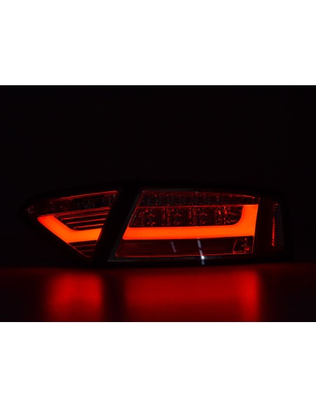 Fanali posteriori a LED Lightbar Audi A5 8T Coupe / Sportback 07-11 cromato