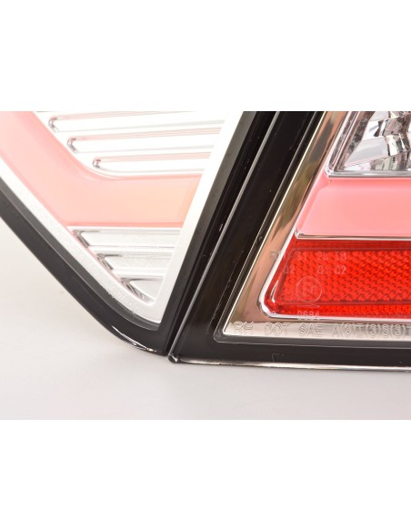Fanali posteriori a LED Lightbar Audi A5 8T Coupe / Sportback 07-11 cromato