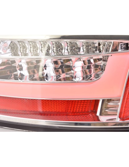 Fanali posteriori a LED Lightbar Audi A5 8T Coupe / Sportback 07-11 cromato