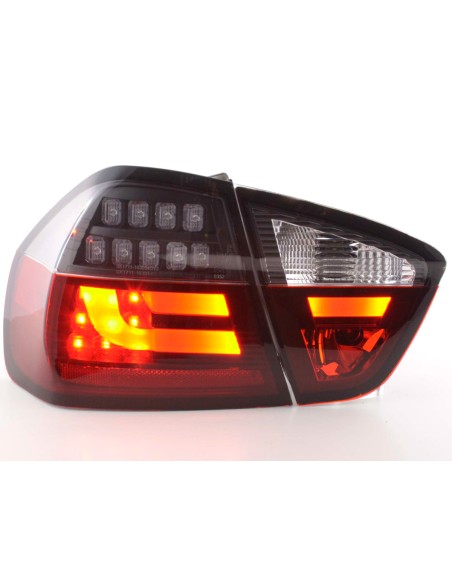 Set di luci posteriori a LED BMW Serie 3 E90 Limo 05-08 rosso / nero