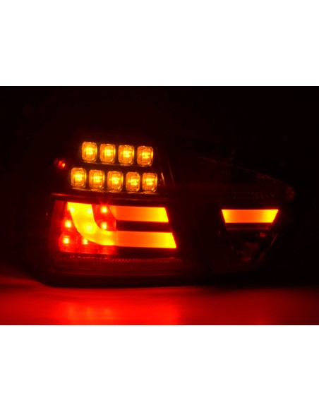 Set di luci posteriori a LED BMW Serie 3 E90 Limo 05-08 rosso / nero