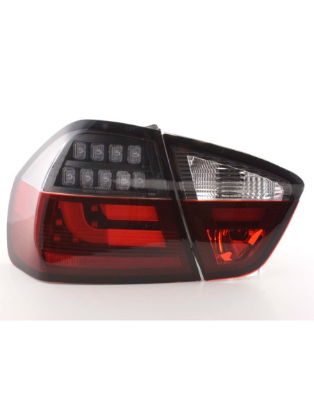 Set di luci posteriori a LED BMW Serie 3 E90 Limo 05-08 rosso / nero