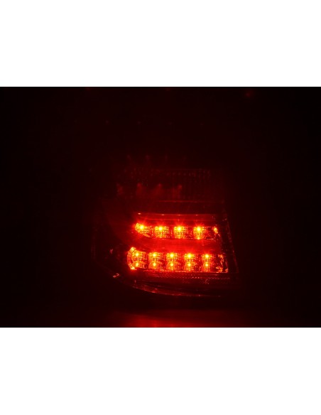 Fanali posteriori a LED set BMW Serie 1 E87 / E81 3/5 porte. 04-06 trasparente / rosso