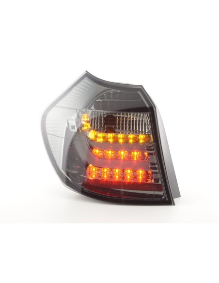 Fanali posteriori a LED set BMW Serie 1 E87 / E81 3/5 porte. 04-06 nero