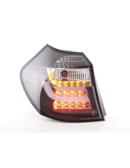 Fanali posteriori a LED set BMW Serie 1 E87 / E81 3/5 porte. 04-06 nero