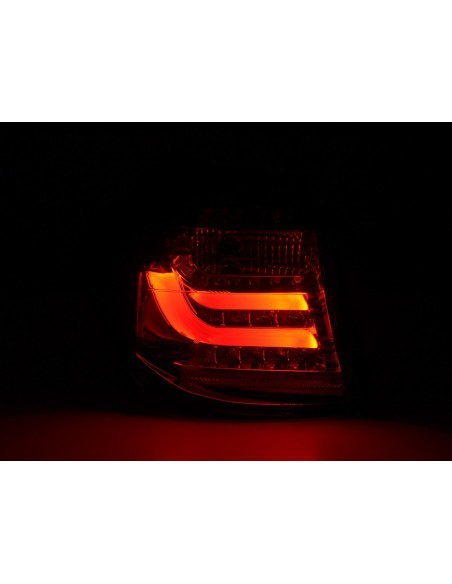 Fanali posteriori a LED set BMW Serie 1 E87 / E81 3/5 porte. 07-11 trasparente / rosso
