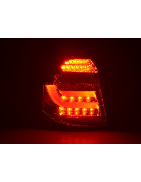 Fanali posteriori a LED set BMW Serie 1 E87 / E81 3/5 porte. 07-11 trasparente / rosso