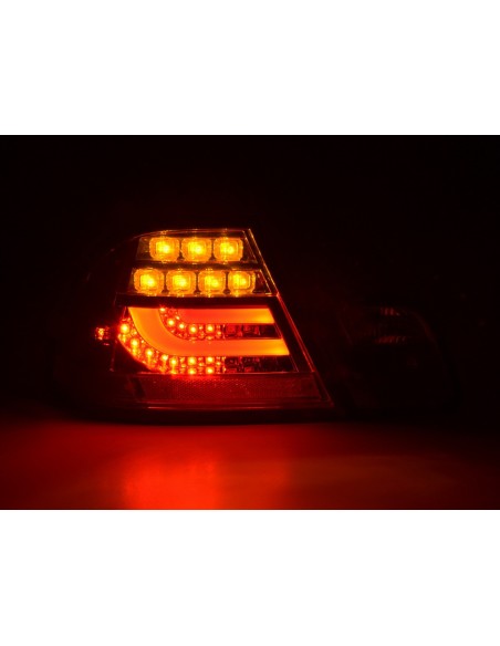 Set di luci posteriori a LED BMW Serie 3 E46 Coupé 03-07 rosso / trasparente