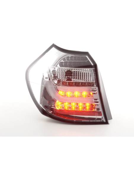 Fanali posteriori a LED set BMW Serie 1 E87 / E81 3/5 porte. 04-07 cromato