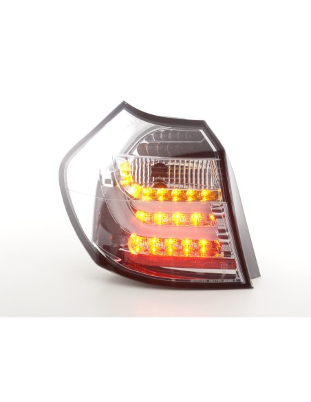 Fanali posteriori a LED set BMW Serie 1 E87 / E81 3/5 porte. 04-07 cromato