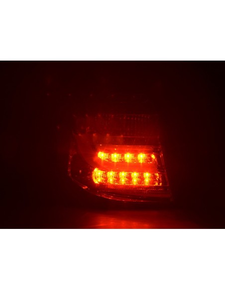 Fanali posteriori a LED set BMW Serie 1 E87 / E81 3/5 porte. 04-07 cromato
